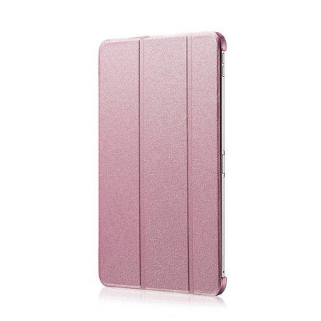 Чехол-книжка Silk Texture Three-folding для iPad Pro 12.9 (2018) - розовый