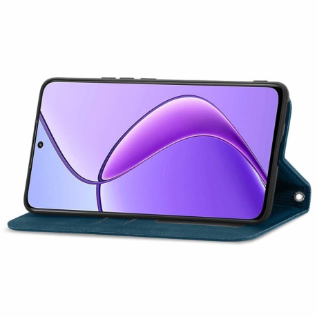 Чехол-книжка Retro Skin Feel Business Magnetic для Realme 13 5G/12 5G/12X 5G - синий
