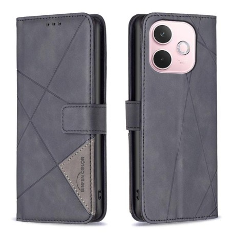 Чохол-книжка Rhombus Texture для OPPO A5 Pro 5G - чорний