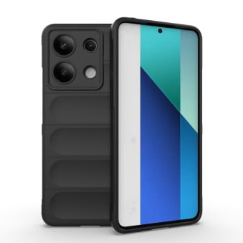 Силіконовий чохол Magic Flannel для Xiaomi Redmi Note 13 4G Global - чорний