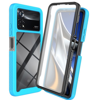 Протиударний чохол Starry Sky Series на Xiaomi Poco X4 Pro 5G - блакитний