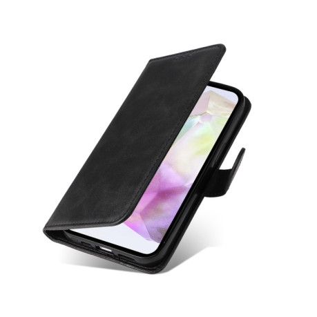 Чехол-книжка Classic Calf Texture для Samsung Galaxy A36 5G - черный
