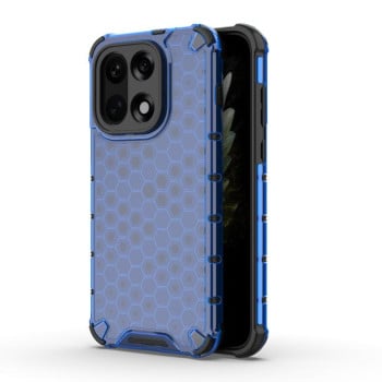 Противоударный чехол Honeycomb на OnePlus 15 5G — синий