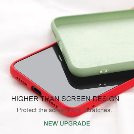 Противоударный чехол Painted Smiley Face для iPhone 11 - зеленый