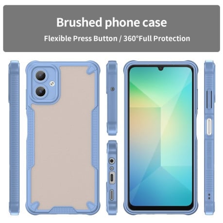 Протиударний чохол Armor Glaze PC Hybrid TPU для Samsung Galaxy A06 - синій