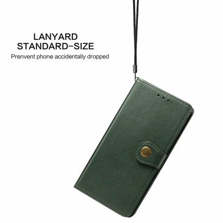 Чехол- книжка Retro Solid Color на Samsung Galaxy S10 Lite-зеленый