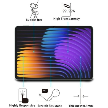 Защитное стекло 9H 0.3mm Explosion-proof Tempered Glass Film на Xiaomi Pad 7 / 7 Pro 11.2