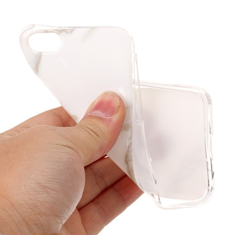 Противоударный чехол Marble Pattern для iPhone 5C - белый