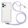 Чохол Acrylic Neck Lanyard для iPhone 11 Pro Max - фіолетовий