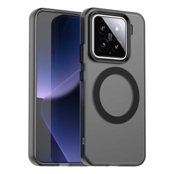 Противоударный чехол MagSafe Holder PC Hybrid для Xiaomi 15 Pro - черный