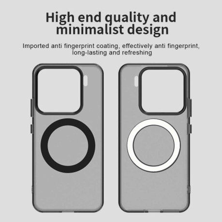 Протиударний чохол MagSafe Holder PC Hybrid для Xiaomi 15 - чорний