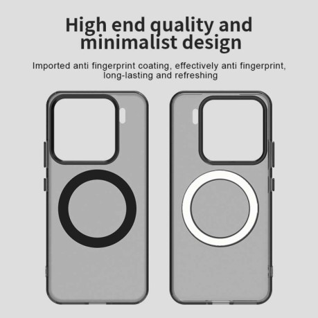 Протиударний чохол MagSafe Holder PC Hybrid для Xiaomi 15 Pro - чорний