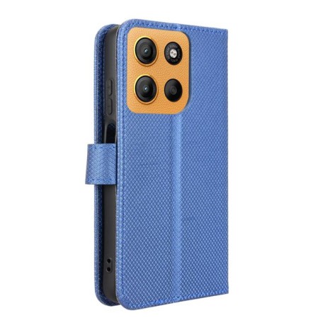 Чохол-книжка Diamond Texture для Motorola Moto G15 4G / G15 Power 4G - синій