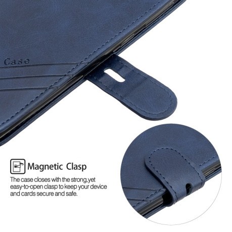 Чохол-книжка Stitching Style 2-Color Cow Texture на Samsung Galaxy M21/M30s - синій
