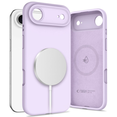 Чохол Tech-Protect Silicone MagSafe на iPhone Air - Purple