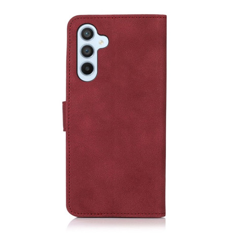 Чехол-книжка KHAZNEH Matte Texture для Samsung Galaxy A56 5G - красный