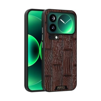 Чехол ABEEL 6D Micro Relief MagSafe Magnetic на Xiaomi 17 Pro Max — коричневый