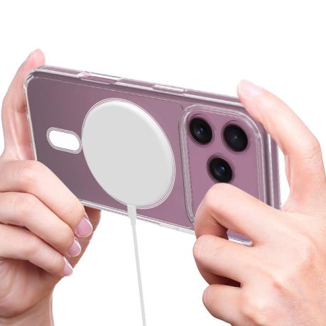 Чохол Clear Case з MagSafe гібрид на iPhone 17 Pro - прозорий