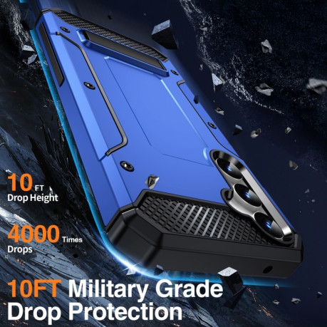 Протиударний чохол Matte Holder для Samsung Galaxy S23 FE 5G - синій