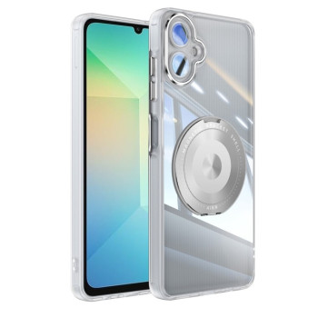 Противоударный чехол MagSafe Acrylic Hybrid для Samsung Galaxy A06 4G - белый