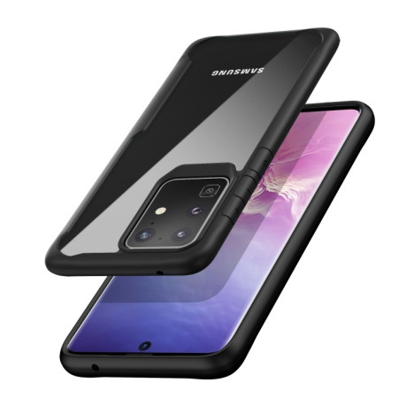 Противоударный чехол HMC Transparent Full Coverage на Samsung Galaxy S20 -черный