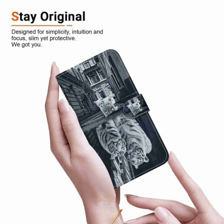 Чехол-книжка Colored Drawing Series на Samsung Galaxy S25 5G - разноцветный