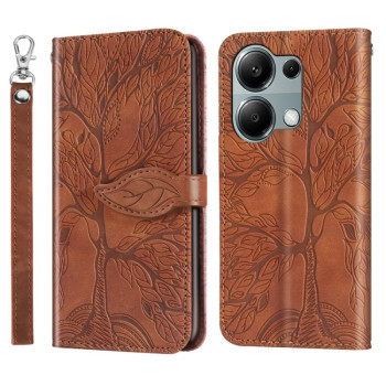 Чохол-книжка Life of Tree для Xiaomi Redmi Note 14S/ 13 Pro 4G / POCO M6 Pro 4G - коричневий