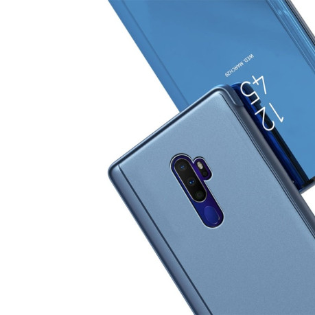 Чохол книжка Clear View на Realme X2 Pro - фіолетово-синій
