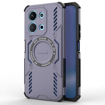 Протиударний чохол Butterfly Armor з MagSafe на Xiaomi Redmi 15C 5G / 4G EU 173mm - фіолетовий