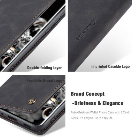 Кожаный чехол CaseMe-013 Multifunctional на Samsung Galaxy S20 Ultra - черный