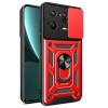 Противоударный чехол Camera Sliding для Xiaomi 13 Pro - красный