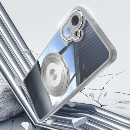 Протиударний чохол MagSafe Acrylic Hybrid  для Samsung Galaxy A06 4G - сірий