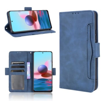Чохол-книжка Skin Feel Calf на Xiaomi Redmi Note 10 Pro / Note 10 Pro Max - синій