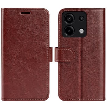 Чохол-книжка R64 Texture Single для Xiaomi Redmi Note 13 Pro 5G/Poco X6 5G - коричневий
