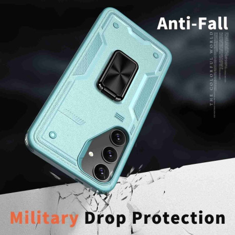 Протиударний чохол HMC 360 Degree Rotating Holder для Samsung Galaxy S25+ 5G - синій