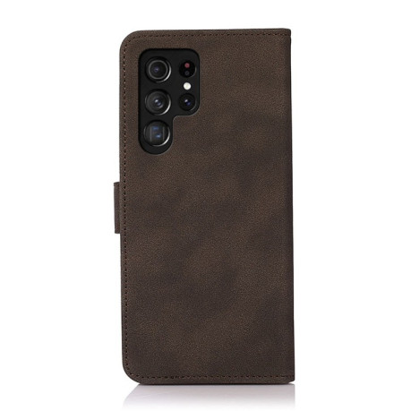 Чохол-книжка KHAZNEH Matte Texture для Samsung Galaxy S25 Ultra 5G - коричневий