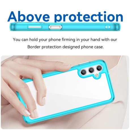 Противоударный чехол Colorful Series Acrylic для Samsung Galaxy A54 5G - синий