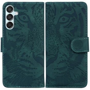 Чехол-книжка Tiger Embossing для Samsung Galaxy M15/F15 - зеленый