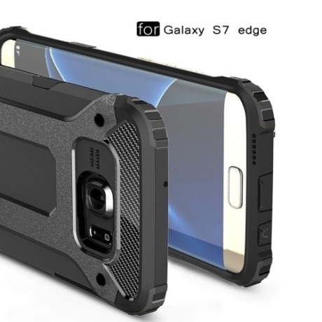 Противоударный Чехол Rugged Armor Black для Samsung Galaxy S7 Edge / G935