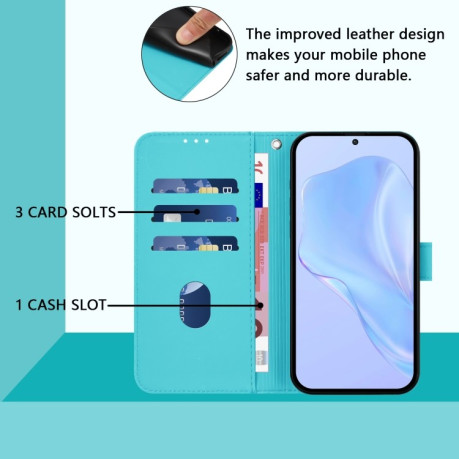 Чехол-книжка Skin Feel Solid Color Leather для Infinix Zero 30 4G - синий
