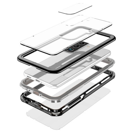 Двусторонний противоударный чехол Acrylic для Samsung Galaxy S22 5G - черный