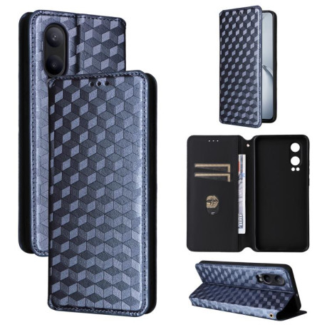 Чехол-книжка Cubic Grid Calf Texture для OnePlus Nord CE4 Lite - синий