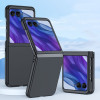 Противоударный чехол Fuel Injection PC Skin Feel для Motorola Razr 50 Ultra - черный