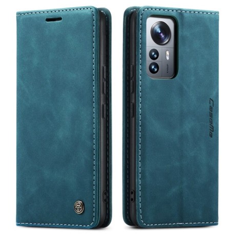 Кожаный чехол CaseMe-013 Multifunctional на Xiaomi 12 Lite - синий