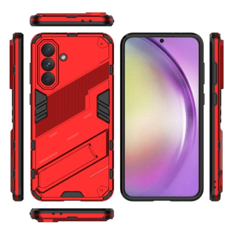 Противоударный чехол Punk Armor для Samsung Galaxy A56 5G - красный