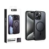 Чохол Xdcase з металевою рамкою камери та функцією MagSafe для iPhone 15 Pro — чорний