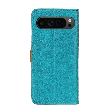 Чехол-книжка European Floral для Google Pixel 9 Pro - синий