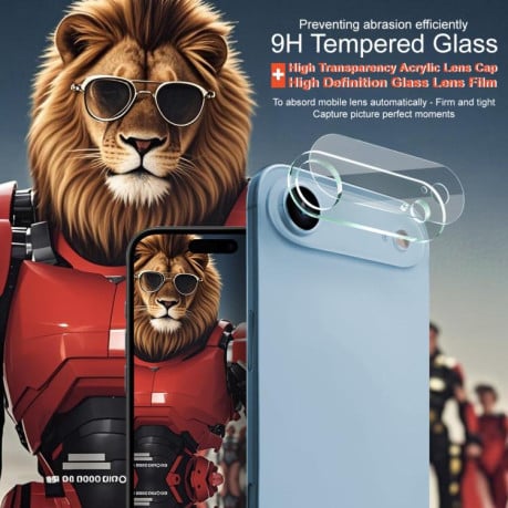 Защитное стекло на камеру imak High Definition на iPhone Air - прозрачное