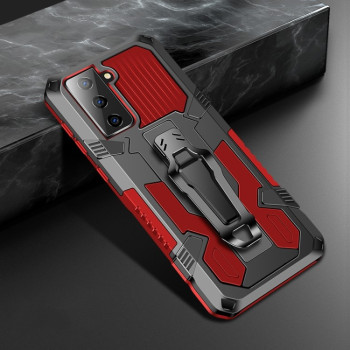 Противоударный чехол Armor Warrior для Samsung Galaxy S21 - красный