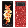 Ударозахисний чохол Glittery Powder Samsung Galaxy Z Flip3 5G - червоний